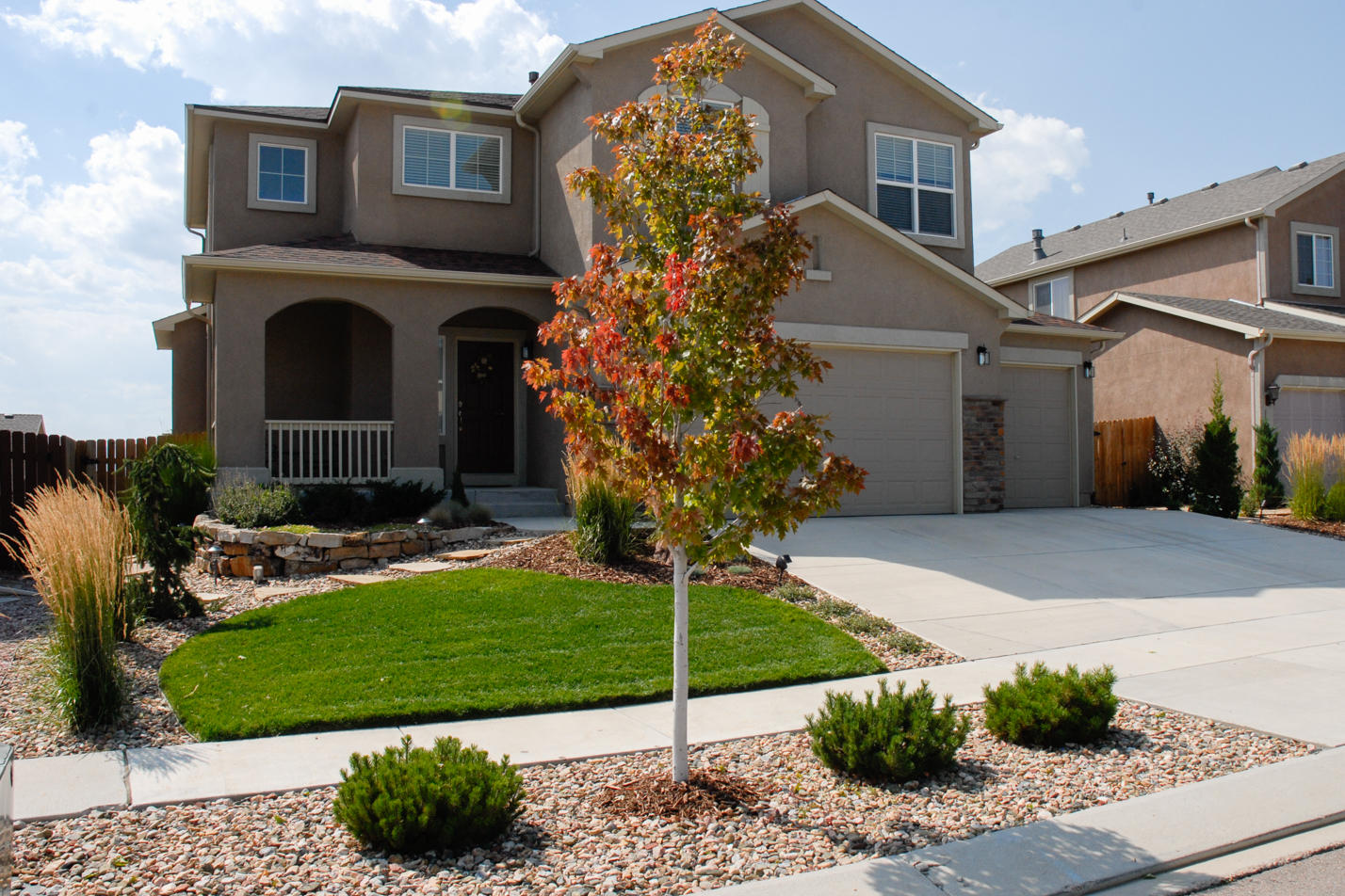 Easy Maintenance Front Yard